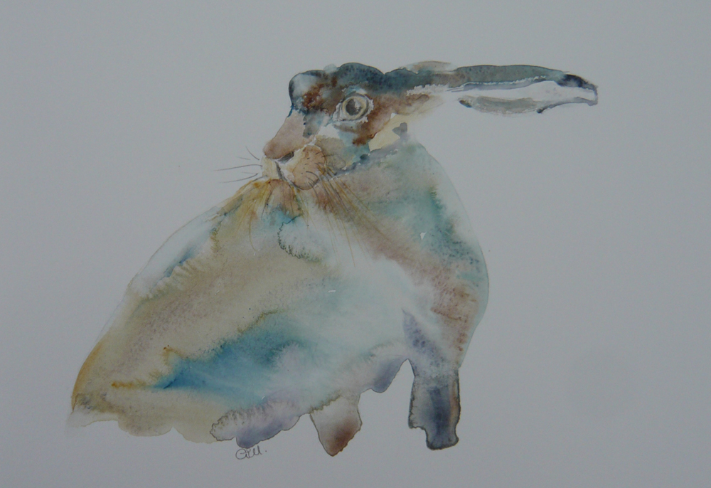 Hare artwork, Gill McCoy