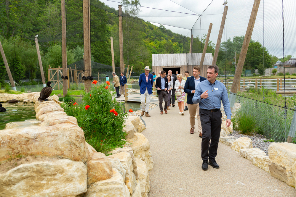 Arundel officially opens new aviary for 75th Anniversary