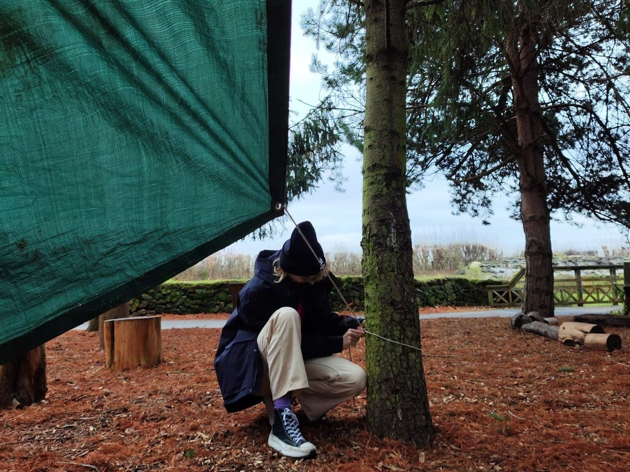 View: Wetland Wellbeing Workshop – Basic Shelter Building 